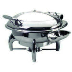 CHAFER DE INDUCCION REDONDO 6 LTS. 52X45.5X34.5 CM.