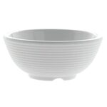 RAMEQUIN ACANALADO REDONDO DE MELAMINA 5.9 CL BLANCO- RAM2RW