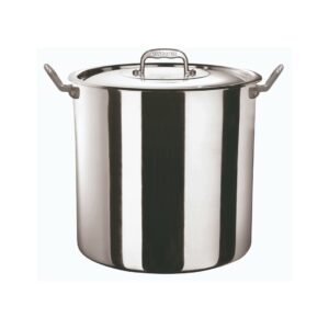 OLLA RECTA ALTA C/ ASA 24X24 CM. 10 LT. ACORAZADA 5MM DE ESPESOR- 70000251